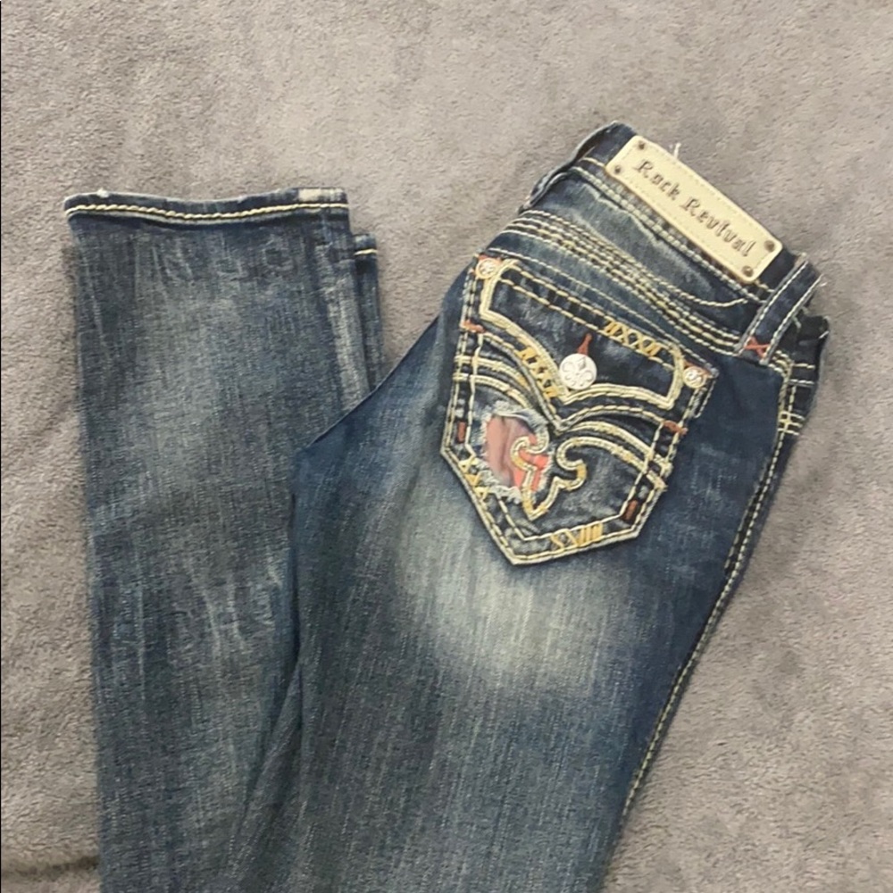 Rock Revival Raven Straight Leg Jeans